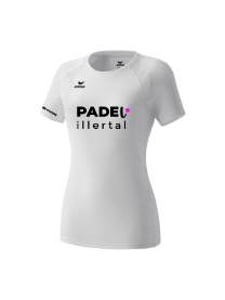 Erima Performance T-Shirt Damen wei&szlig; Padel